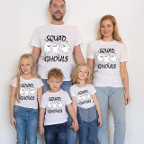 Halloween Matching Family Tops Exclusive Design Squad Ghouls Ghosts T-shirts