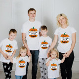 Halloween Matching Family Tops Exclusive Design Pumpkin With Ghosts T-shirts