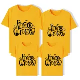 Halloween Matching Family Tops Exclusive Design The Boo Crew Spider Webs T-shirts