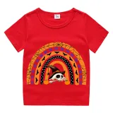 Halloween Kids Boy&Girl Tops Exclusive Design Semi-circle Skull T-shirts