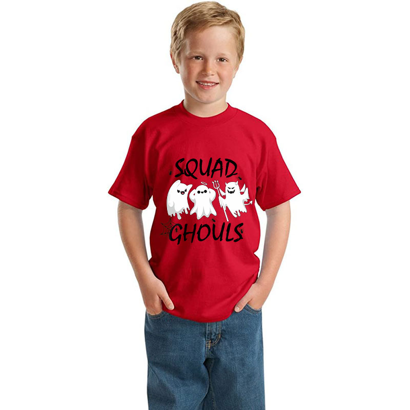 Halloween Kids Boy&Girl Pajamas Exclusive Design Squad Ghouls T-shirts