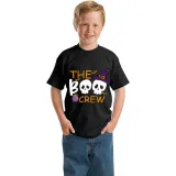 Halloween Kids Boy&Girl Tops Exclusive Design The Boo Crew Skulls T-shirts