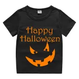 Halloween Kids Boy&Girl Tops Exclusive Design Pumpkin Ghost Face T-shirts