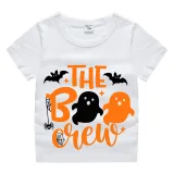 Halloween Kids Boy&Girl Tops Exclusive Design The Boo Crew Ghosts T-shirts