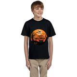 Halloween Kids Boy&Girl Tops Exclusive Design Moon T-shirts