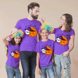 Halloween Matching Family Tops Exclusive Design Ghost With Pumpkin T-shirts