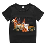 Halloween Kids Boy&Girl Tops Gnomies In The Car T-shirts