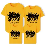 Halloween Matching Family Tops It's Spooky Season Ghosts Gray T-shirts