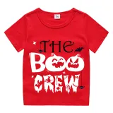 Halloween Kids Boy&Girl Tops Exclusive Design The Boo Crew Pumpkins T-shirts