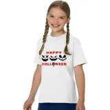 Halloween Kids Boy&Girl Tops Exclusive Design Ghost Faces T-shirts