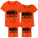 Halloween Matching Family Tops Exclusive Design Boo Squad Pumpkins T-shirts