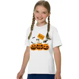 Halloween Kids Boy&Girl Tops Pumpkins Ghost Boo T-shirts
