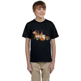 Halloween Kids Boy&Girl Tops Gnomies In The Car T-shirts