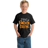 Halloween Kids Boy&Girl Tops Exclusive Design The Boo Crew Pumpkins T-shirts