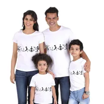 Halloween Matching Family Tops Exclusive Design Four Sport Skeletons Skeletons T-shirts