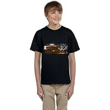 Halloween Kids Boy&Girl Tops Happy Halloween Word Art T-shirts