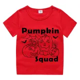 Halloween Kids Boy&Girl Tops Exclusive Design Pumpkin Squad T-shirts