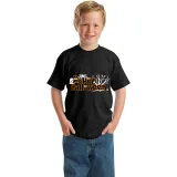 Halloween Kids Boy&Girl Tops Happy Halloween Word Art T-shirts