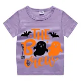 Halloween Kids Boy&Girl Tops Exclusive Design The Boo Crew Ghosts T-shirts