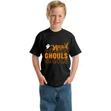 Halloween Kids Boy&Girl Exclusive Design Tops Squad Ghouls T-shirts