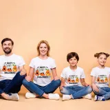 Halloween Matching Family Tops Exclusive Design Mummy Pumpkin T-shirts