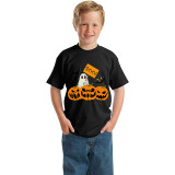 Halloween Kids Boy&Girl Tops Pumpkins Ghost Boo T-shirts