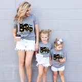 Halloween Matching Family Tops Exclusive Design Boo Squad Skulls T-shirts