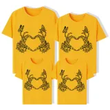 Halloween Matching Family Pajamas Exclusive Design Heart T-shirts