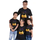 Halloween Matching Family Tops Exclusive Design Cat And Pumpkin T-shirts