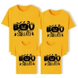 Halloween Matching Family Tops Exclusive Design Boo Squad Pumpkins T-shirts