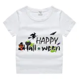 Halloween Kids Boy&Girl Tops Exclusive Design Happy Halloween T-shirts