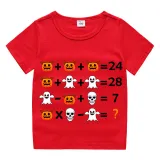 Halloween Kids Boy&Girl Tops Exclusive Design Arithmetics T-shirts