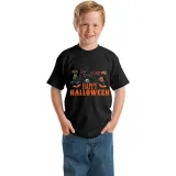 Halloween Kids Boy&Girl Tops Exclusive Design Four Cats T-shirts