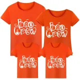 Halloween Matching Family Tops Exclusive Design The Boo Crew Spider Webs T-shirts