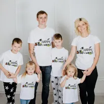 Halloween Matching Family Pajamas Exclusive Design Happy Halloween T-shirts