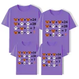 Halloween Matching Family Tops Exclusive Design Arithmetics T-shirts