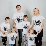 Halloween Matching Family Tops Exclusive Design Skeleton Hand T-shirts