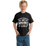 Halloween Kids Boy&Girl Tops Thick Thighs And Spooky Vibes T-shirts