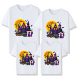 Halloween Matching Family Tops Exclusive Design The Castle And Witch T-shirts