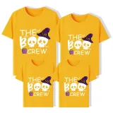 Halloween Matching Family Tops Exclusive Design The Boo Crew Skulls T-shirts