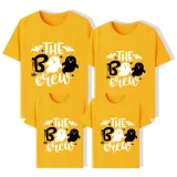 Halloween Matching Family Tops Exclusive Design The Boo Crew Ghosts T-shirts