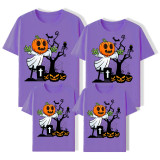 Halloween Matching Family Pajamas Exclusive Design Tomb Pumpkin T-shirts