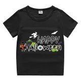 Halloween Kids Boy&Girl Tops Exclusive Design Happy Halloween T-shirts
