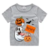 Halloween Kids Boy&Girl Tops Exclusive Design Pumpkins Ghost T-shirts