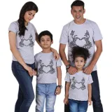 Halloween Matching Family Pajamas Exclusive Design Heart T-shirts