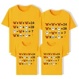 Halloween Matching Family Tops Exclusive Design Arithmetics T-shirts