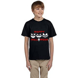 Halloween Kids Boy&Girl Tops Exclusive Design Ghost Faces T-shirts