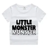 Halloween Kids Boy&Girl Tops Exclusive Design Little Monster T-shirts