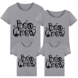 Halloween Matching Family Tops Exclusive Design The Boo Crew Spider Webs T-shirts