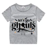 Halloween Kids Boy&Girl Tops Let's Go Ghouls T-shirts